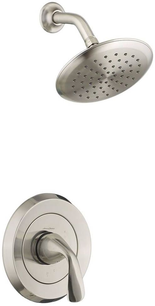 American Standard Fluent® Brushed Nickel Shower Only Trim Kit with Pressure Balance Cartridge-0
