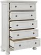 Signature Design by Ashley® Robbinsdale Antique White 58" Chest of Drawers-1