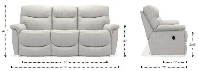 La-Z-Boy® James Marble Manual Reclining Sofa-2