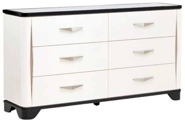 Michael Amini® Tuxedo Piano Keyboard Dresser-0