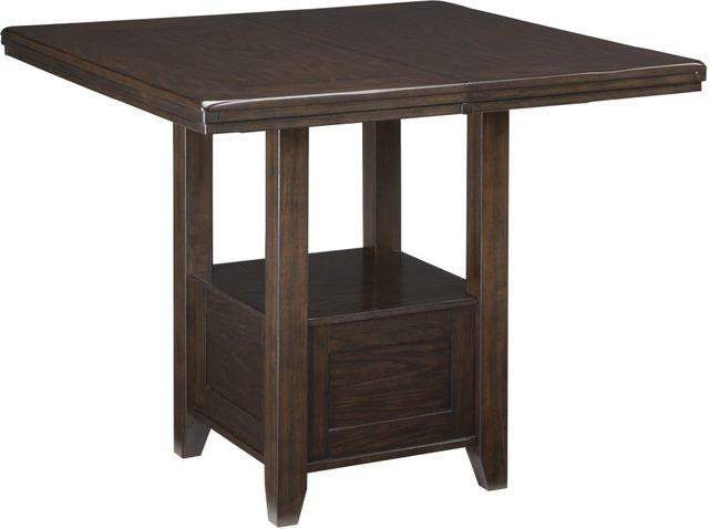 Signature Design by Ashley® Haddigan 5-Piece Dark Brown Counter Height Table Set-3