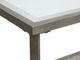 Magnussen Home® Bendishaw Glass Top Rectangular End Table with Coventry Grey Frame -4
