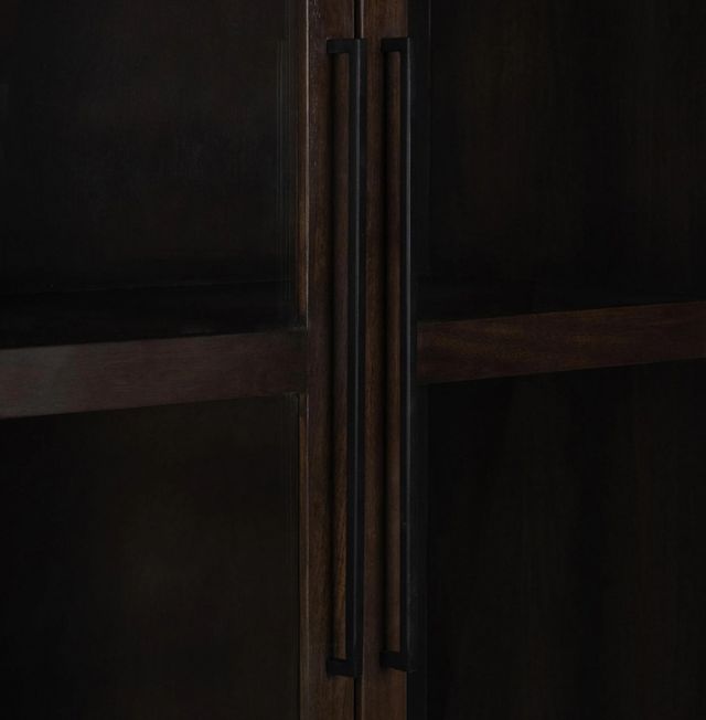 Classic Home Rogers Dark Brown Tall Cabinet-4