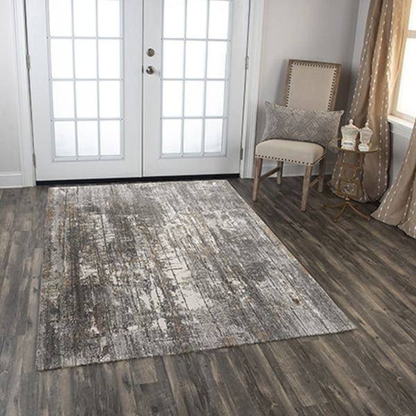 Rizzy Home Anatolia Gray/Ivory 5'x8' Rectangular Rug-4