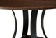 Artisan & Post by Vaughan-Bassett Crafted Cherry Dining by Ben & Erin Napier Dark 60" Round Table with Black Base-2