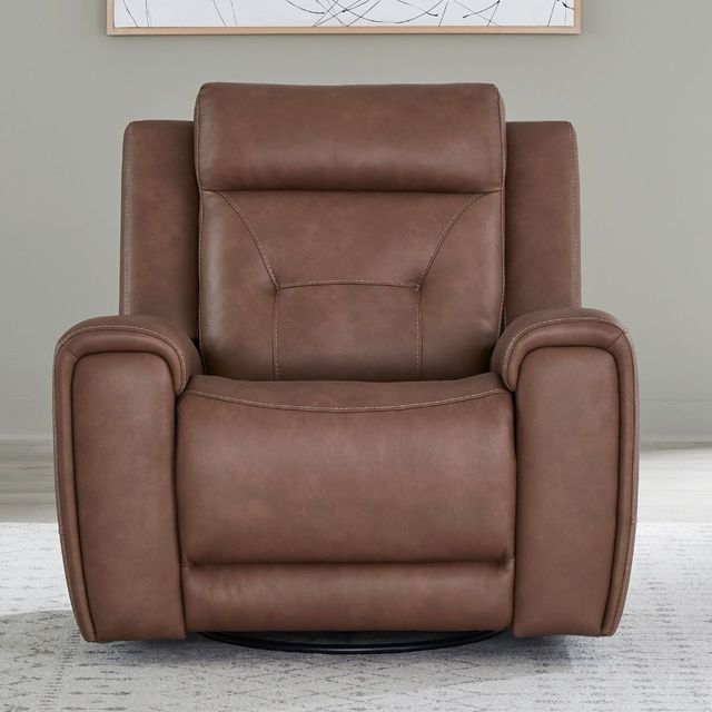 Liberty Furniture Beckham Aline Saddle Leather Power Recliner-2