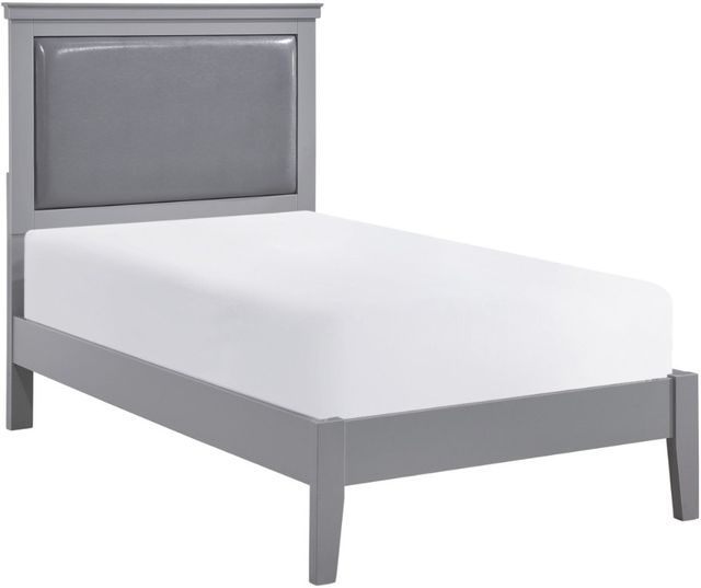 Homelegance® Seabright Gray Twin Youth Panel Bed-0