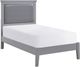 Homelegance® Seabright Gray Twin Youth Panel Bed-0