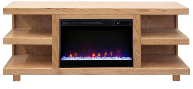 Legends Home Laurel Canyon Natural 65" Fireplace TV Console-3