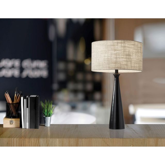 Adesso® Linda Black Table Lamp-1