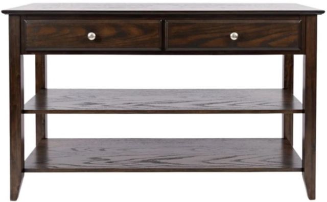 Jofran Inc. Espresso Brown Sofa Table-1