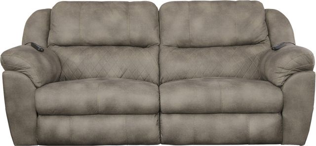 Catnapper® Flynn Fig Power Headrest with Lumbar Power Lay Flat Reclining Sofa-0