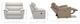 La-Z-Boy® Roman Grey Reclining Chair and a Half-5