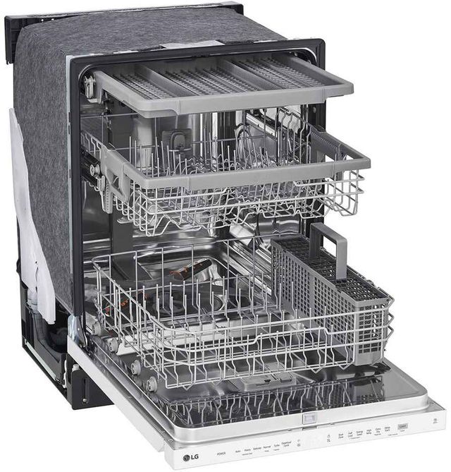 LG® 24" White Built In Top Control Dishwasher-3