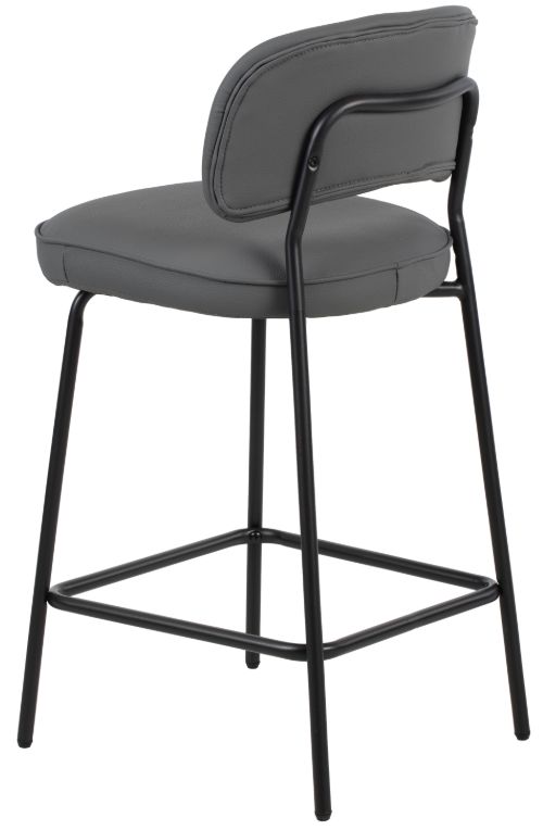 New Classic® Home Furnishings Blythe Black/Gray Counter Stool-4
