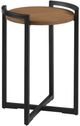 Hammary® Gibbs Manhattan Round Accent Table with Black Base-0