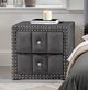 Furniture of America® Farese Dark Gray Nightstand-0