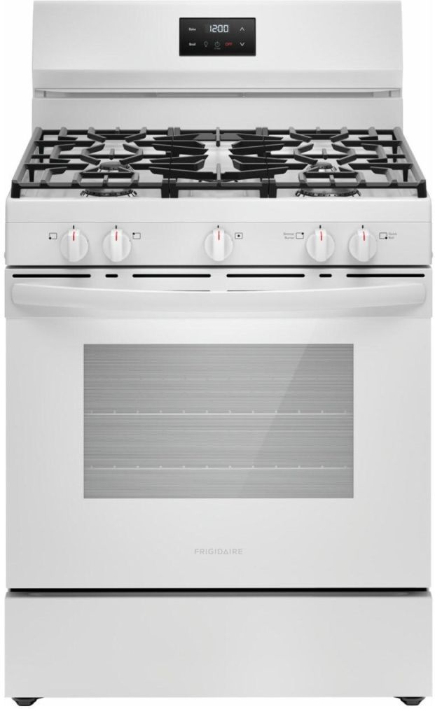 Frigidaire® 30" White Freestanding Gas Range