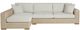 Universal Explore Home™ Shelborne 2-Piece Bellini Opal/Nehir Sand Left-Arm Facing Chaise Sectional-1