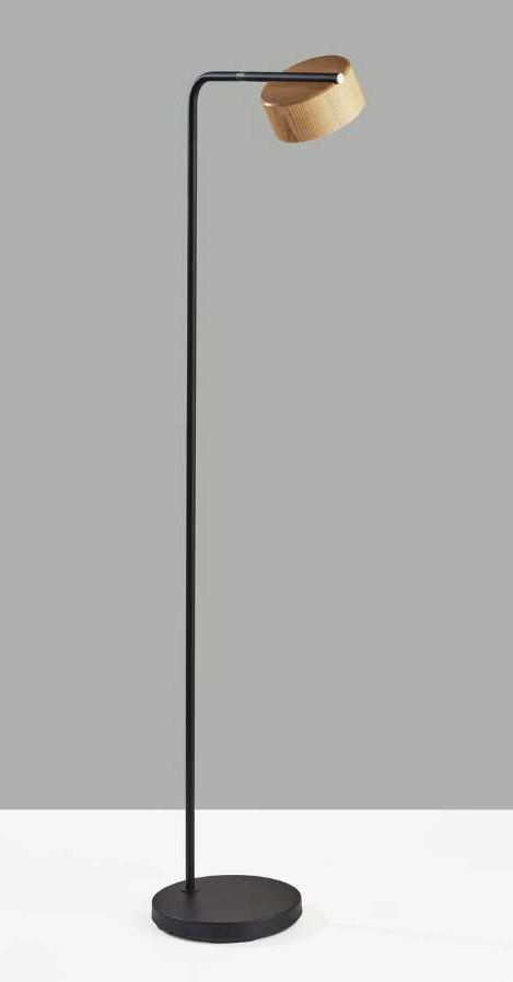 Adesso® Roman Black LED Floor Lamp-4