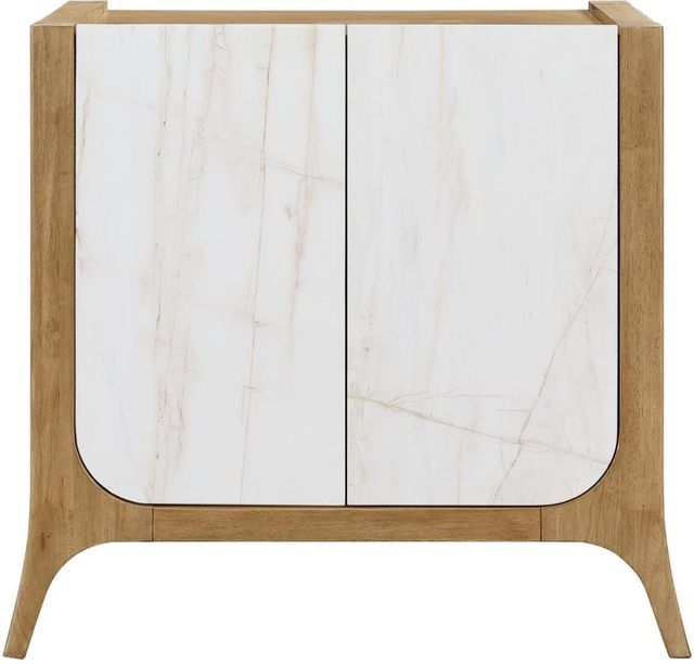 Bernards Tapestry Honeycomb/White 2-Door Accent Cabinet-2