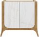 Bernards Tapestry Honeycomb/White 2-Door Accent Cabinet-2