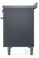 Ilve® Professional Plus II 48" Blue Grey Pro Style Induction Range-3