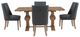 Powell® Banks 5-Piece Gray/Rustic Honey Dining Set-3