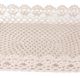 A & B Home Tessa Beige 16.5" Lace Tray-1