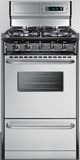 Summit® 20" Stainless Steel Freestanding Gas Range-0