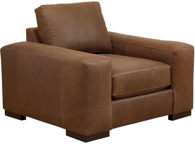 Bassett® Furniture Customizable Southpark Leather Chair-0