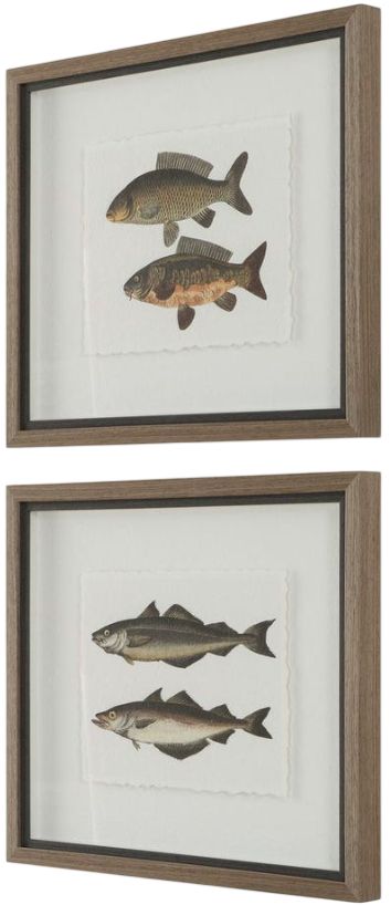 Uttermost® The Catch 2-Piece Framed Print Art Set-3