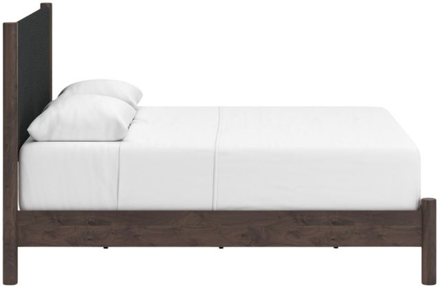 Signature Design by Ashley® Cadmori Black/Brown Queen Upholstered Panel Bed-3