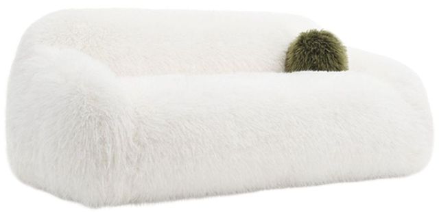 Furniture of America® Darwen White Sofa-0