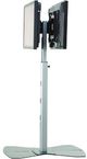 Chief® Silver Large Flat Panel Dual Display Floor Stand-0