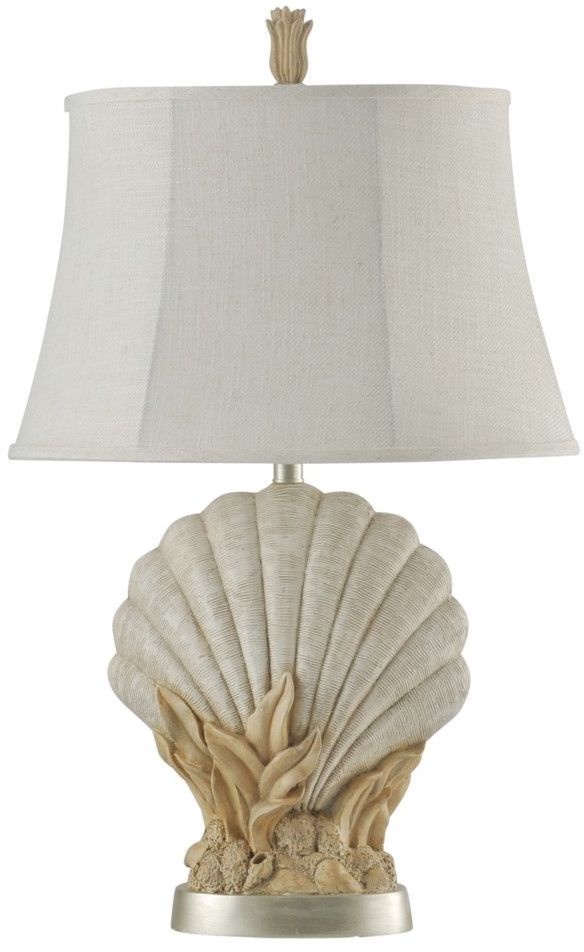 StyleCraft Coastal Sheel Table Lamp-0