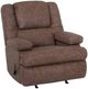Franklin™ Clayton Easter Mocha Manual Rocker Recliner with Storage Arms-0