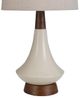 Stylecraft Brown/White Table Lamp-1