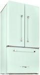 Unique® Appliances Unique 36 in. 21.4 Cu. Ft.  Summer Mint Green Counter Depth French Door Refrigerator-0