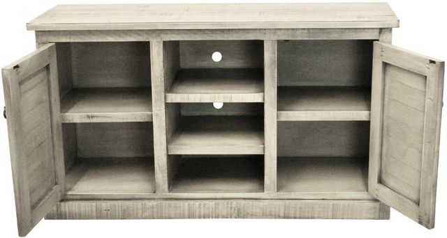 American Heartland Manufacturing Rustic Dela Veria Quaint Shutter TV Stand-2