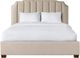 Elements International Harper Sand King Upholstered Bed-4
