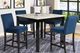 New Classic® Home Furnishings Celeste Blue/Espresso Counter Chair-1