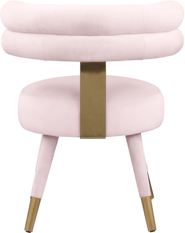Meridian Furniture Fitzroy Pink Velvet Dining Chair-2