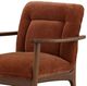 Dovetail Furniture Talesa Brown/Canna Rust Occasional Chair-5