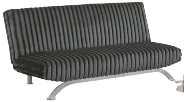 Furniture of America® Villeneuve Charcoal Futon Sofa Bed-0