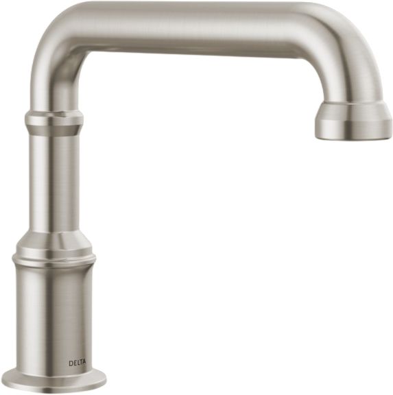 Delta Broderick® Lumicoat® Stainless Less Handles Roman Tub Trim-0