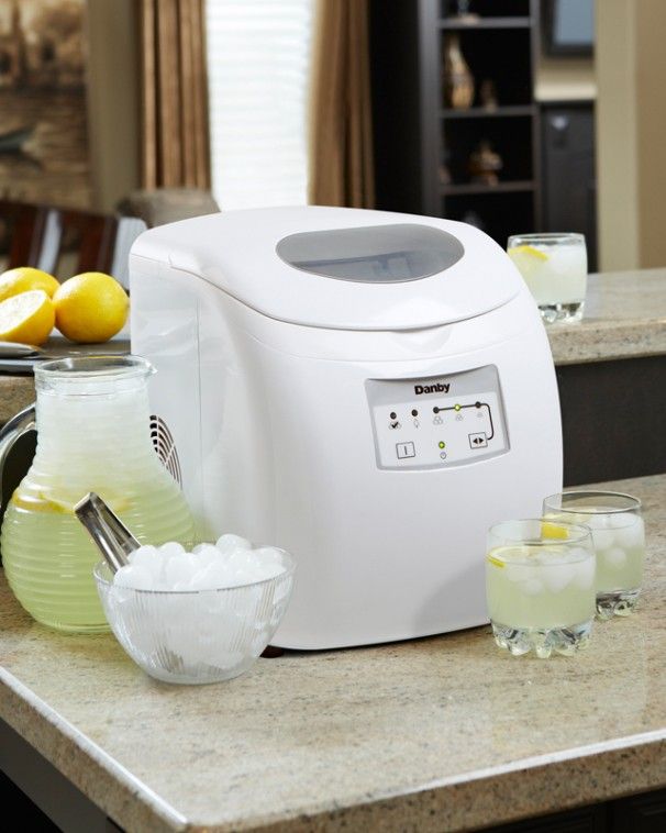 Danby® 12" 25 lb. White Ice Maker-1