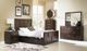 Najarian Furniture Toronto Pecan Storage Panel Bed-2