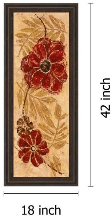 Classy Living Maria Donovan Touch Of Honey I 18" Wall Art-2
