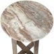 Uttermost® Warner Antique Champagne Metal Indoor-Outdoor Side Table-4